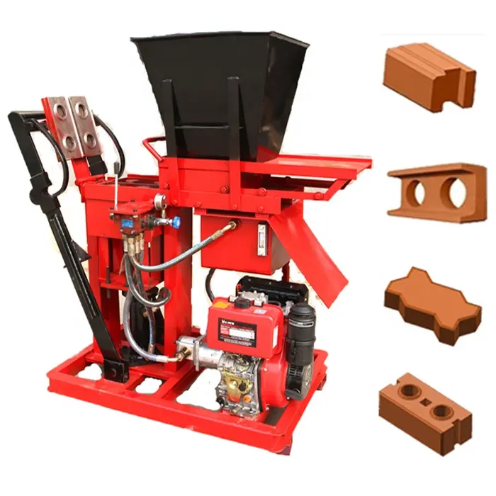 Clay Soil Interlocking Brick Block Making Machinery