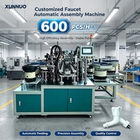 Équipement d'assemblage de composants de robinet industriel automatique XUNNUO, composants essentiels du moteur PLC