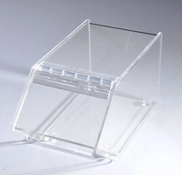 Boîte à bonbons empilable en acrylique transparent, distributeur de nourriture en vrac en plastique, bacs de rangement avec couvercle pour fête, mariage, présentoir de confiserie