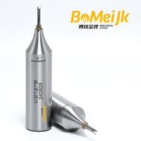 BoMeiJK Mata Bor Router Kayu Profesional 1/2 Inch Shank TCT 2 Flute Straight Cutter 45 Helix untuk Mesin CNC ODM/OEM