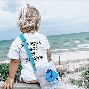 Amazon New Style Children's Beach Toy Mesh Cloth Small Net Seashell Bag Storage Bag Plastic Net Storage Bag