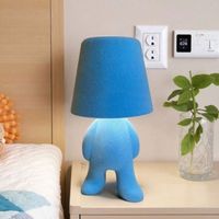 Luz nocturna inalámbrica de peluche para habitación, luz nocturna para mesita de noche, carga USB, luz táctil de tres colores, lámpara de mesa de noche