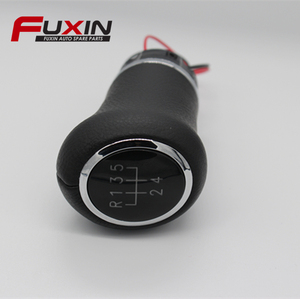 LEDギアヘッドシフトボタンフレームVites Topuzu Maneta電線カラーステッチレザーBMWE46カーギアシフトノブ用 - Product Image 4