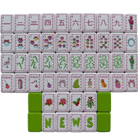Tapis de Mahjong Américain de Noël de Luxe Vert Casse-Noisette 33 Pouces en Néoprène Premium avec Bords Cousus Silencieux Antidérapant Design Festif
