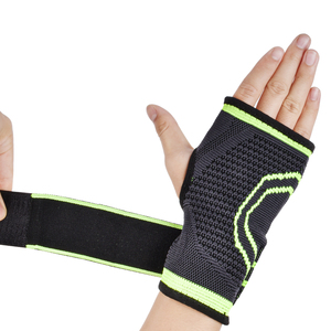 Soporte de mano de poliéster transpirable ajustable <span class=keywords><strong>Protector</strong></span> de muñeca de verano Correa deportiva Muñequera protectora - Product Image 2