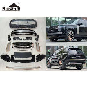 Front Bumper hoàn toàn với Side Vent cơ sở sửa đổi phụ kiện xe BodyKit body <span class=keywords><strong>Kit</strong></span> cho phạm vi <span class=keywords><strong>Rover</strong></span> 2023 2025 cập nhật SV - Product Image 2