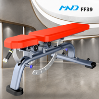 Peralatan Gym MND Fitness Super Bench Stylish Heavy-Duty untuk Rantai Gym Komersial Konstruksi Tahan Lama