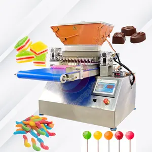 Easy to Operate Depositor Small Lab Semi Automatic Gummy Bear Ring Toffee Candy Process Machine