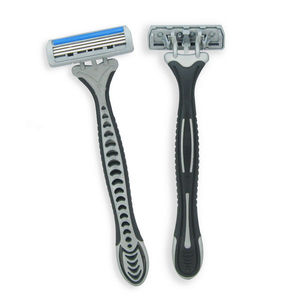 Ba Lưỡi Dài Cao Su Xử Lý Tóc Cạo <span class=keywords><strong>Razor</strong></span> Chất Lượng Cao Dùng Một Lần Dao Cạo Với Bìa An Toàn - Product Image 3