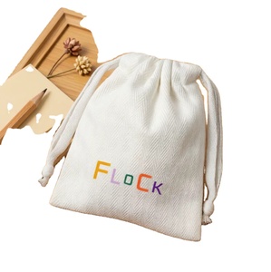Custom Logo Washable Heavy Square Drawstring Bag for <b>Jewelry</b> Gift <b>Packaging</b> (7x9cm)-OEM Brand - Product Image 1