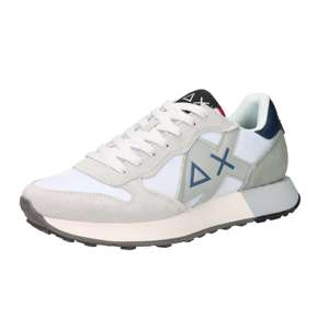 Baskets pour hommes Sun68 Z36115 Blanc Gris Bleu Noir Talon de 3,5 cm Chaussures Chunky - Product Image 4