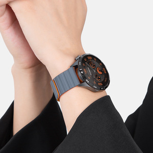 <span class=keywords><strong>Bracelet</strong></span> de <span class=keywords><strong>montre</strong></span> magnétique en silicone 22mm pour Samsung <span class=keywords><strong>Garmin</strong></span> Smart Watch <span class=keywords><strong>Bracelet</strong></span> de remplacement sport souple et élastique réglable pour hommes femmes - Product Image 3