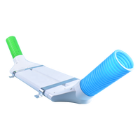 Tuyau de ventilation flexible en PEHD à double paroi ondulée de 160 mm, intérieur lisse, faible bruit, pour système d'air frais centralisé