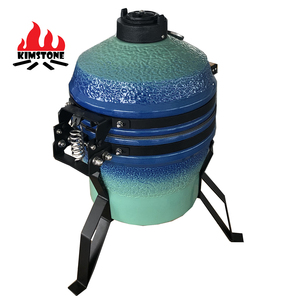 Cuisine d'extérieur <span class=keywords><strong>Mini</strong></span> 13 pouces <span class=keywords><strong>Kamado</strong></span> Portable BBQ <span class=keywords><strong>Grill</strong></span> avec support en acier et accessoires de barbecue standard - Product Image 4