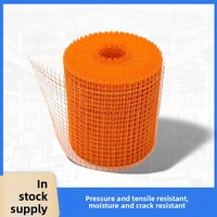Tissu en maille couleur orange/vert sarcelle personnalisable pour la décoration intérieure/extérieure, application de mastic mural, chantier de construction