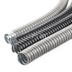 <span class=keywords><strong>Tube</strong></span> flexible en métal plastifié standard national, gaine corruguée pour câbles, blindage de signal électrique, ignifuge - Product Image 1