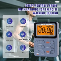 RETRO FORTUNE AM/FM/TF LCD-Display Digitales Retro-Radio Vintage AM FM Tragbares Radio mit Digitalanzeige