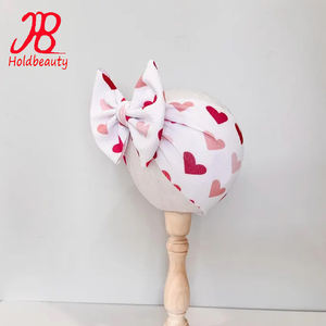 <span class=keywords><strong>Fascia</strong></span> per capelli con fiocco elasticizzato e cuori di san valentino <span class=keywords><strong>fascia</strong></span> per la testa avvolgente - Product Image 4