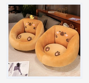 Hot Sales Capivara Half-pack Almofada Soft Preguiçosa Sofá Animal Almofada Recheada Sala de estar Sofá Preguiçoso Cadeira - Product Image 2