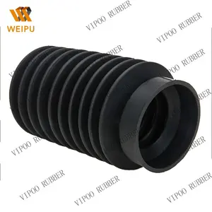 High-temperature-resistant insulated large-diameter silicone corrugated telescopic auto tube