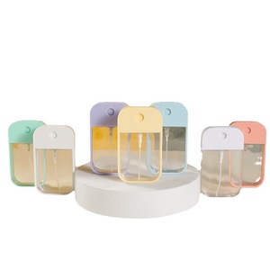45ml 50ml Credit Card Shape Spray Bottle Disposable Pocket Perfume <b>Pump</b> with Keychain - Product Image 1