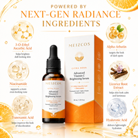 Sérum Éclaircissant Avancé à la Vitamine C OEM ODM Citra Nova, Acide 3-O-Éthyl Ascorbique, Niacinamide, Acide Tranexamique, Soin Visage Éclatant 30ml