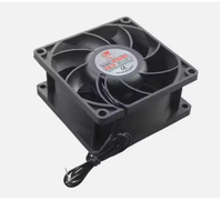 Ventilateur de chauffage YD PTC 80mm ventilateur d'incubateur à faible bruit cadre en plastique DC à grande vitesse HB ventilateur de refroidissement à roulement à billes pour élément chauffant