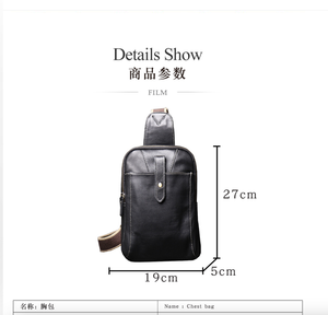Sac bandoulière en cuir de vache véritable Andong pour homme, mode streetwear, décontracté, multifonctionnel, sac de voyage, sac à bandoulière, sac à main - Product Image 2