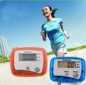 Một nút đi bộ thể dục LCD hiển thị Pedometer kỹ thuật số Pedometer - Product Image 1
