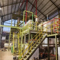 Catalyseur solide de dernière technologie Usine de recyclage d'huile Pirolisi Huile moteur noire Équipement de distillation diesel des déchets Purificateur d'huile
