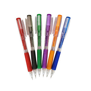 Logo Custom Click Pop Mechanical <b>Pencils</b> with Comfort Grip 2B HB Lead Refill Student Writing Drawing Sketching - Product Image 1