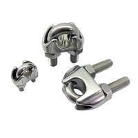 304 acier inoxydable U boulon selle attache câble câble pince pince