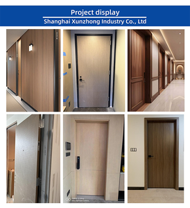 Puerta de Madera Cortafuego para Entrada, 90 Minutos, Certificación <span class=keywords><strong>UL</strong></span>, Puerta de Madera Maciza Cortafuego para Hotel - Product Image 6