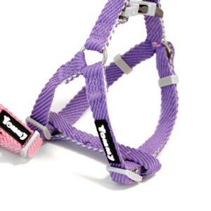Imbracatura per Animali Domestici in Nylon a Doppio Lato, Semplice, Regolabile, 2.0*41-66cm, Triangolare per Petto e Schiena - Product Image 5