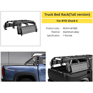 Portaequipajes para <span class=keywords><strong>Camioneta</strong></span> BYD Shark 6, Accesorio de Aleación de Aluminio sin Portaequipajes, Extensión para <span class=keywords><strong>Camioneta</strong></span>, Accesorios Exteriores - Product Image 4