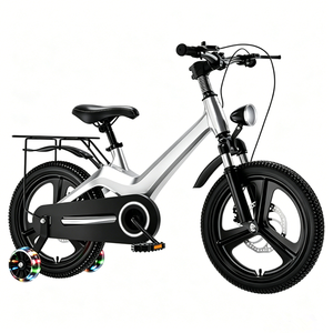Bicicletta per Bambini da 5-8 Anni con Ruote da 16 Pollici <span class=keywords><strong>e</strong></span> Set di Ruote Stabilizzatrici per Facilitare l'Apprendimento della Guida - Product Image 1