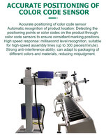 Machine de gravure intelligente pour bouteilles, laser avec module de positionnement et d'inspection automatique pour le marquage des bouteilles de boissons