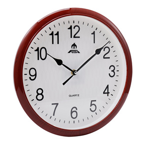 Hiện Đại Đơn Giản Thời Trang Văn Phòng Nhà Đồng Hồ Màu Đỏ Biên Giới Rotundity Đồng Hồ Treo Tường Nhà Máy Giá - Product Image 3