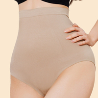 Fajas Colombianas Moldeadoras S-SHAPER para Mujer, Cintura Alta, Tallas Grandes, Levanta Glúteos Suave, Sin Costuras, Bragas Moldeadoras