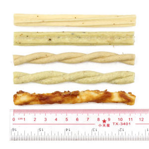 Fabricante de golosinas para mascotas Cuidado dental de perros de alta proteína Snack Colágeno Twist Stick Golosinas saludables para perros - Product Image 4