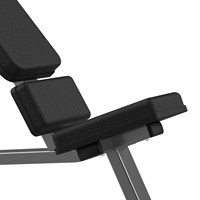 Banc de musculation inclinable et déclinable en acier pour exercices de pectoraux, poids libres, inclinaison à 55 degrés