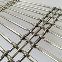 Grille en treillis métallique traditionnelle à haute ouverture en acier inoxydable avec couleur personnalisée pour plafonds sur mesure, panneaux suspendus et écrans décoratifs suspendus