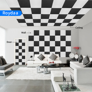 Panneau Mural <span class=keywords><strong>Acoustique</strong></span> Décoratif Moderne à Haute Densité <span class=keywords><strong>en</strong></span> <span class=keywords><strong>Fibre</strong></span> de Polyester PET Écologique et Absorbant le Son - Product Image 3