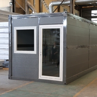 Petite maison mobile pliable mobile à prix abordable maison préconstruite conteneur portable fabrication futuriste