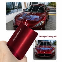 Film de protection liquide rouge cerise auto-cicatrisant haute brillance résistant aux rayures protection UV 99% IR 90% garantie 3 ans installation facile PET