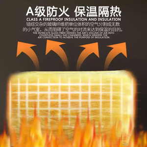 Furness Glass Wool Insulation Board Thermal Insulation <b>Fireproof</b> For Steel Structure Wall Filling - Product Image 4