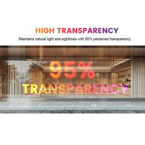 Siêu mỏng linh hoạt trong suốt màn hình <span class=keywords><strong>video</strong></span> tường lưới 3D ba chiều <span class=keywords><strong>LED</strong></span> màn hình phim trên trung tâm mua sắm - Product Image 5