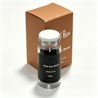 Autocollants en vinyle non toxiques personnalisables, kit de boîtes sur mesure 3ml 5ml 10ml pour produits de soins personnels à base de peptides