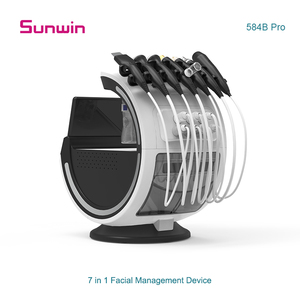 Appareil de soin du visage Aqua haute fréquence <span class=keywords><strong>Sunwin</strong></span> professionnel 7 en 1 avec écran tactile, refroidissement à l'eau et à l'air, nettoyage en profondeur anti-âge - Product Image 3