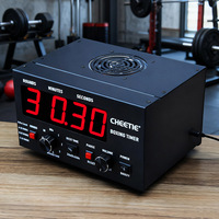 Minuteur d'entraînement de boxe avec alerte sonore, minuteur de rondes MMA, périodes de repos programmables, minuteur de salle de sport pour l'entraînement
